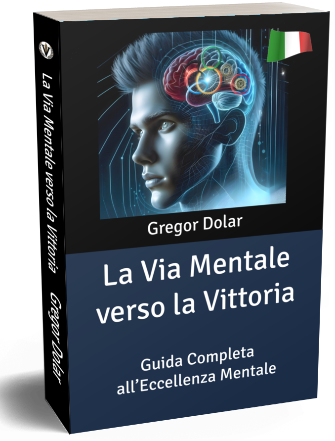 Miselna pot do zmage – copertina del libro (copertina flessibile, visualizzazione 3D)
